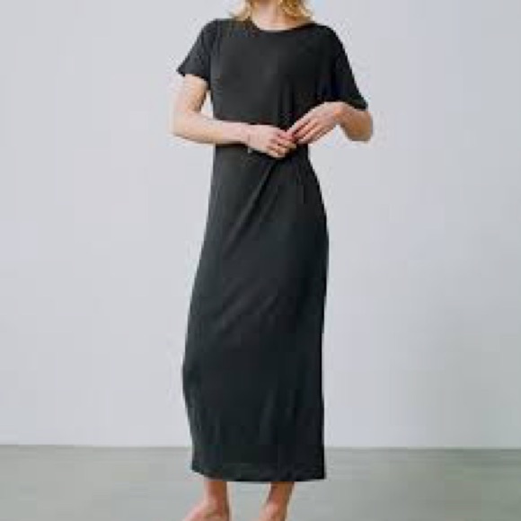 OZMA Dresses & Skirts - Ozma of California Hana T Shirt Dress, raw silk, size small